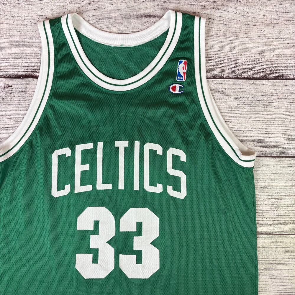Vintage 1990s Champion Larry Bird Boston Celtics Basketball Jersey